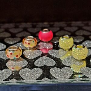 5 CHARMS FOR BRACELETS OR NECKLACES